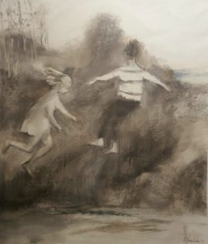 Е.Утенкова, Двое, 2024 х,м, 120х105