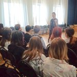 Мастер-класс Анны Кутняк для учеников 7 класса